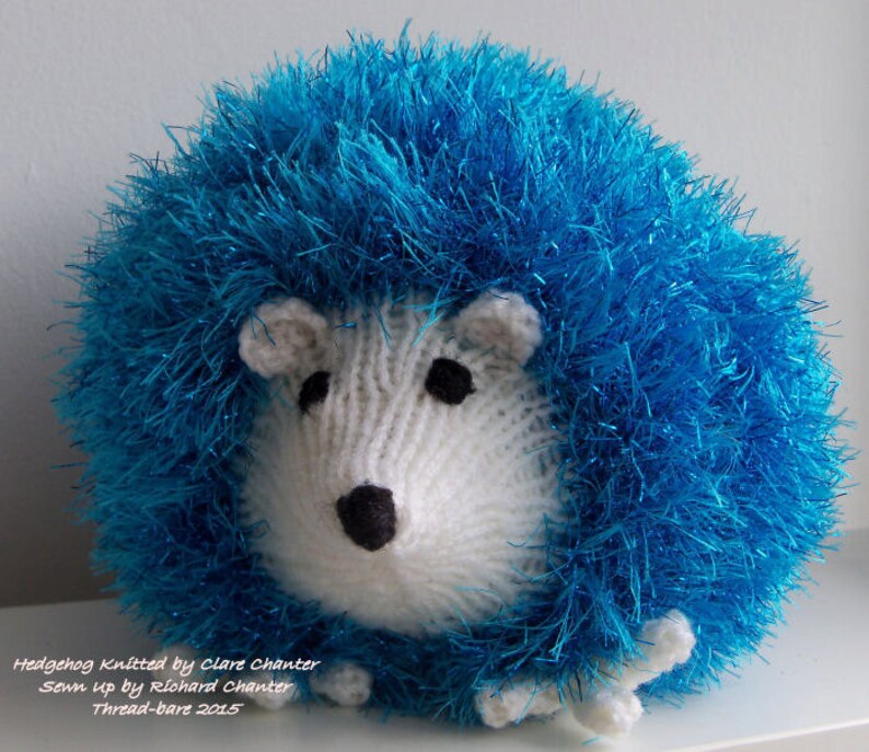 Hedgehog Family Tinsel Knitting Pattern King Cole Hedgehog Etsy UK