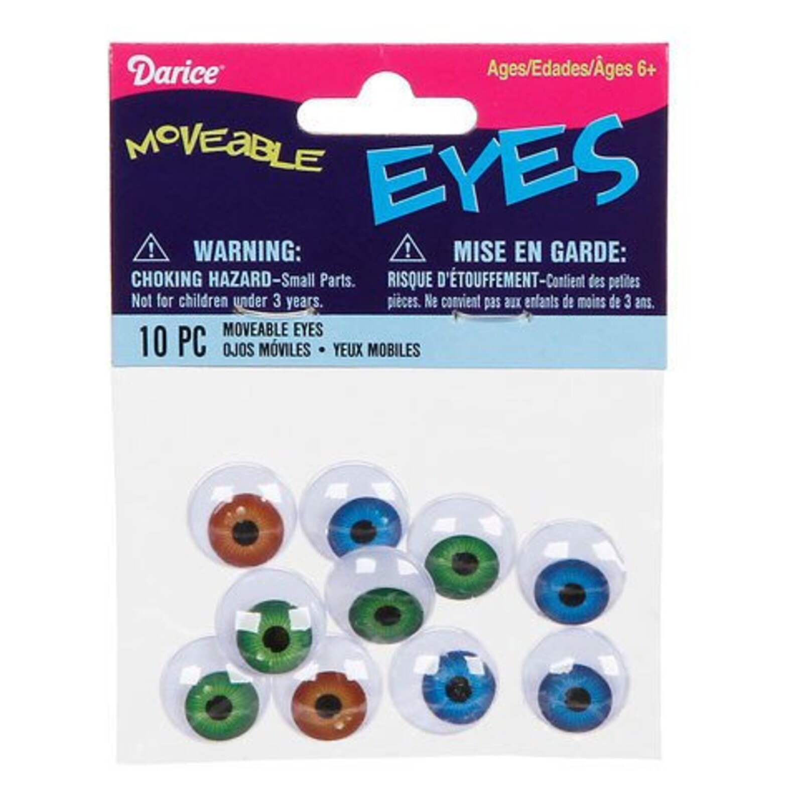 Pack of 10 Stick on Moveable Eyes Etsy