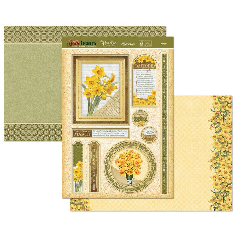 Daffodil Topper Set