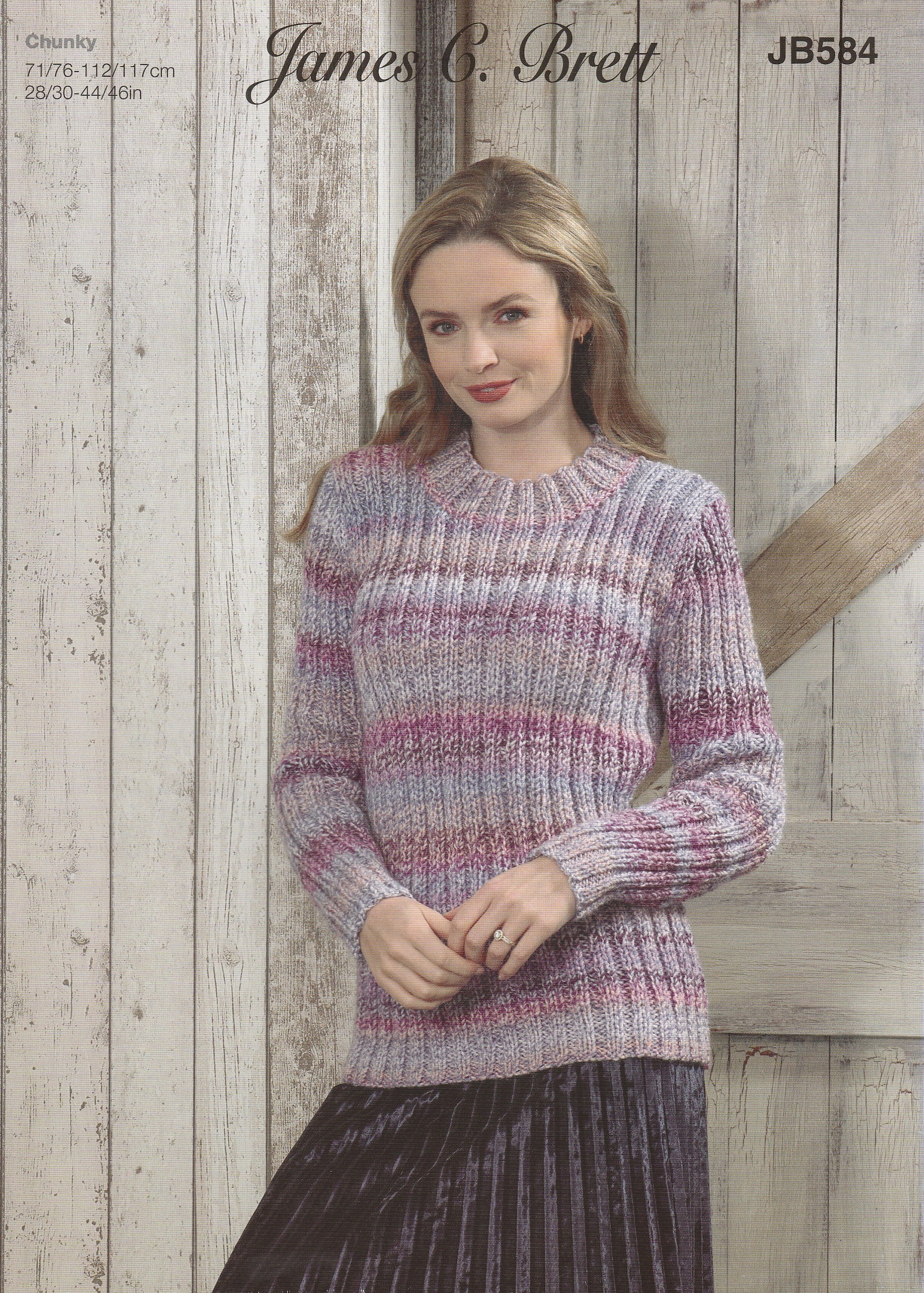 Ribbed Sweater Knitting Pattern Etsy