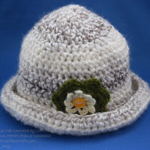 Sombrero vintage de ganchillo con flor, sombrero de sol para bebé, sombrero de sol vintage, sombrero de sol de ganchillo, accesorio de fotografía de bebé, sombrero de recién nacido para bebé, regalo de baby shower