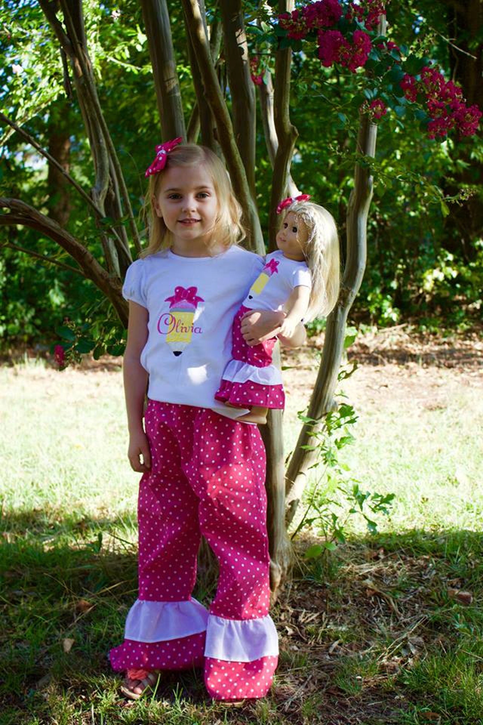 Matching Girl Doll Clothesdollie and Meback 2 Schoolschool Etsy