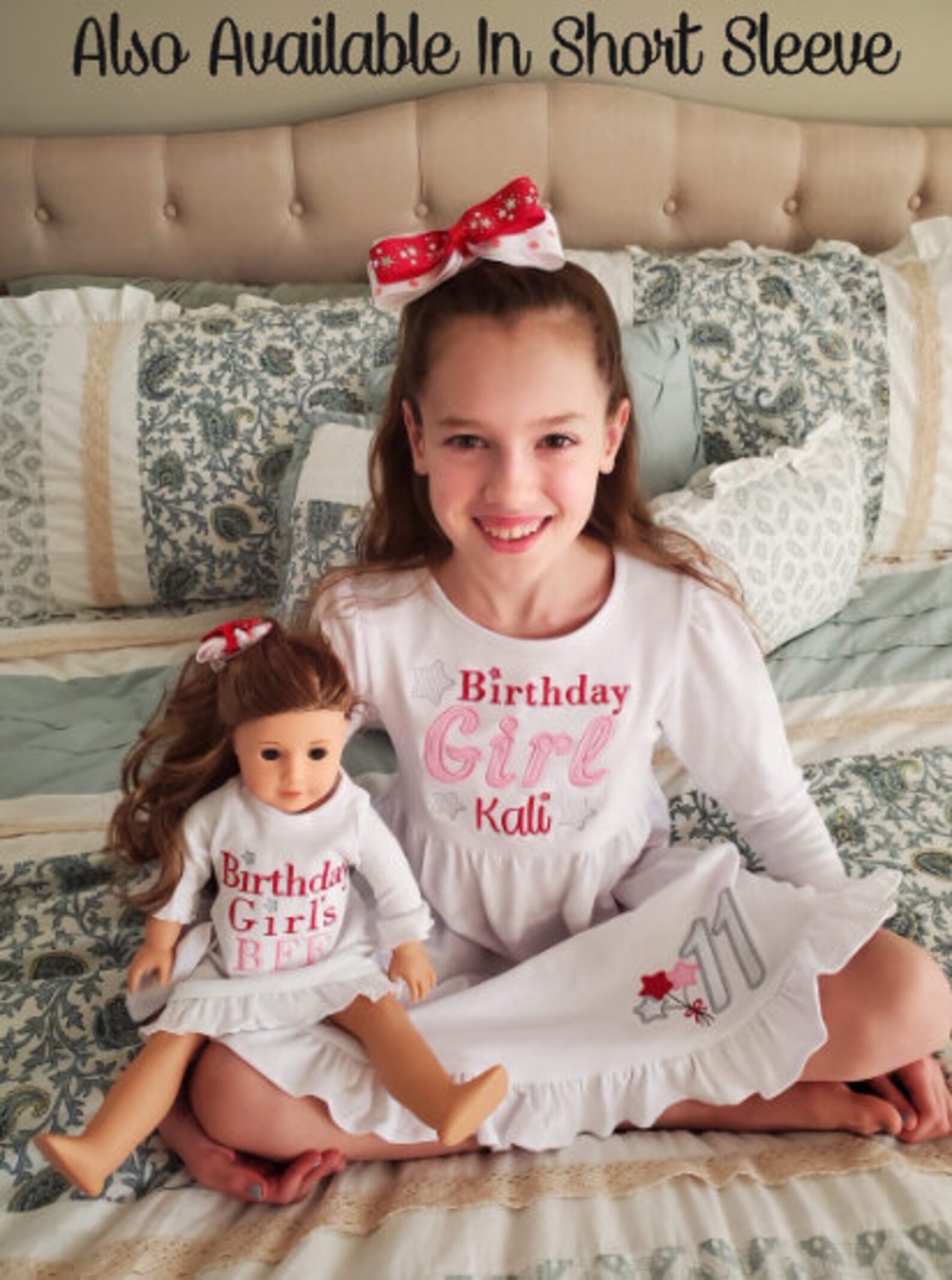 Dolly and Mebirthday Girlruffle Dressesmade to Matchgirl Etsy