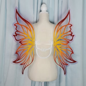 Selene Triple Fairy Wings Made to Order Choose Your Colors