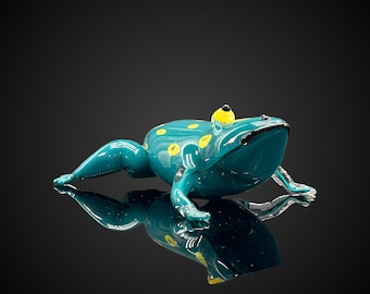 Murano Glas Frosch „ANURA“ – Symbol für Glück, Erneuerung und Wohlstand Venezianische Skulptur