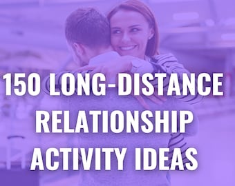 Long-Distance Relationship Activity Guide | LDR Ideas Activities | Date Couples Girlfriend Boyfriend Gift | Love Deployment