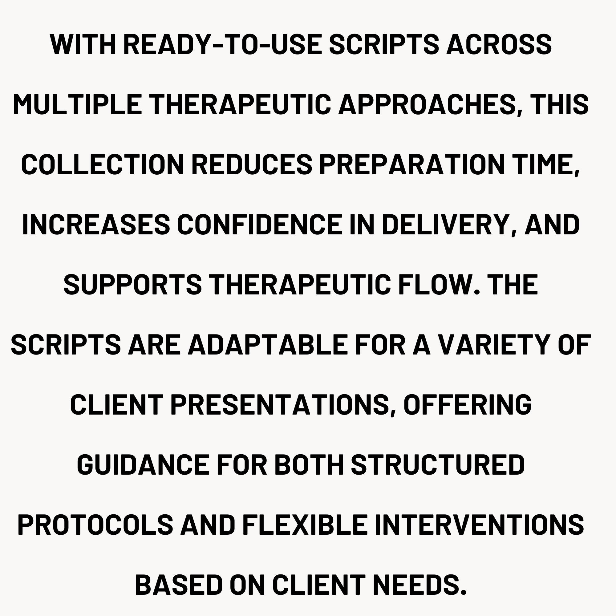 Therapy Scripts Bundle | EMDR CBT EFT Tapping Trauma Focused Sessions ...