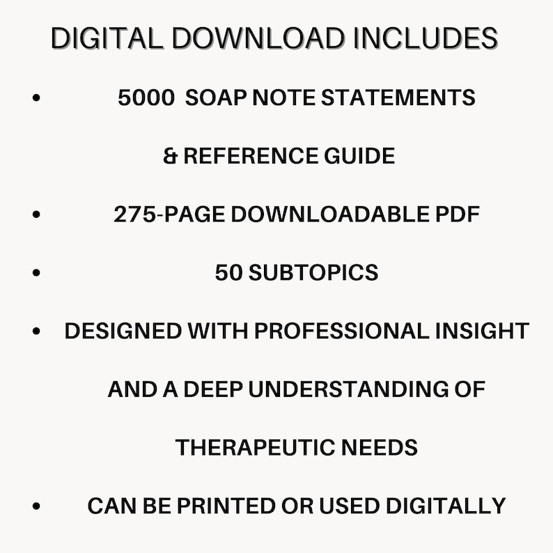 Soap Note Quick Reference Soap Note Statements | Therapeutic Intervention Examples Reference ...