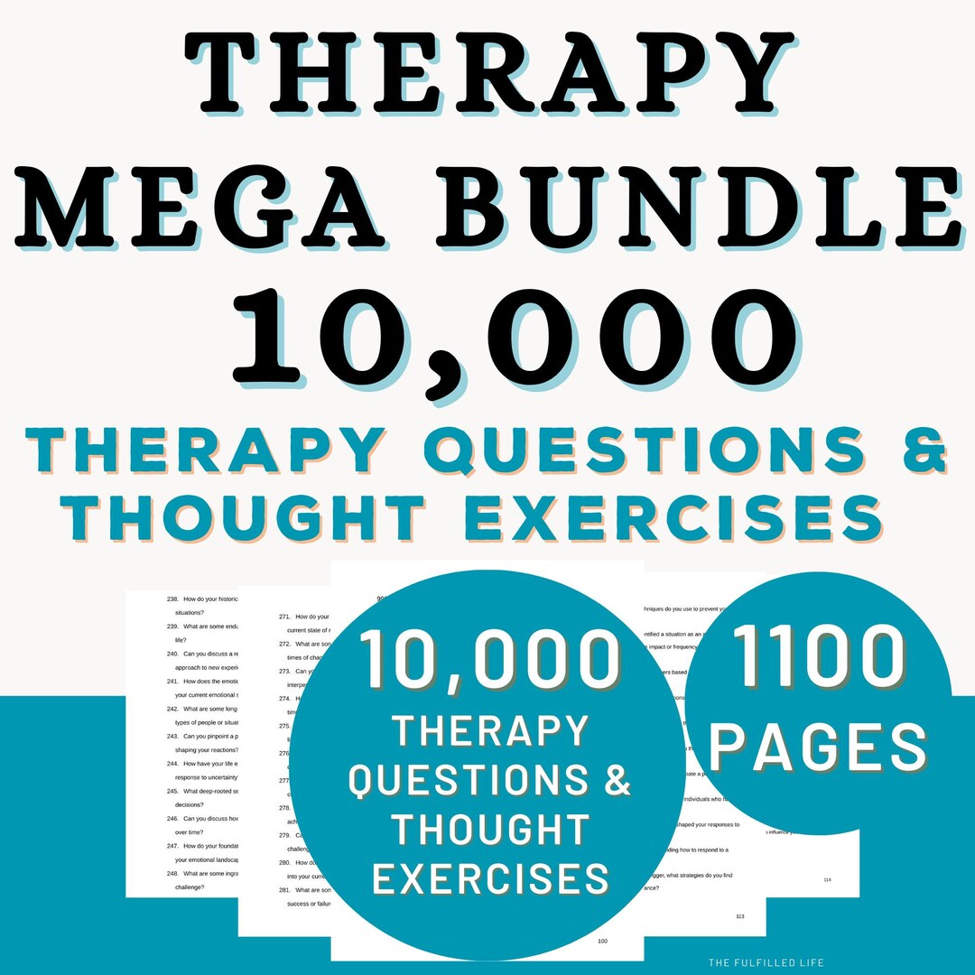 Therapy Bundle | Psychotherapy Therapist Trauma | Mental Health ...