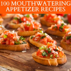 Délicieuses recettes de hors-d'oeuvre : cocktail d'inspiration italienne | Menu de mariage hors-d'oeuvre facile | Idées de livres pour cuisiner des collations et des dîners de la taille d'une bouchée