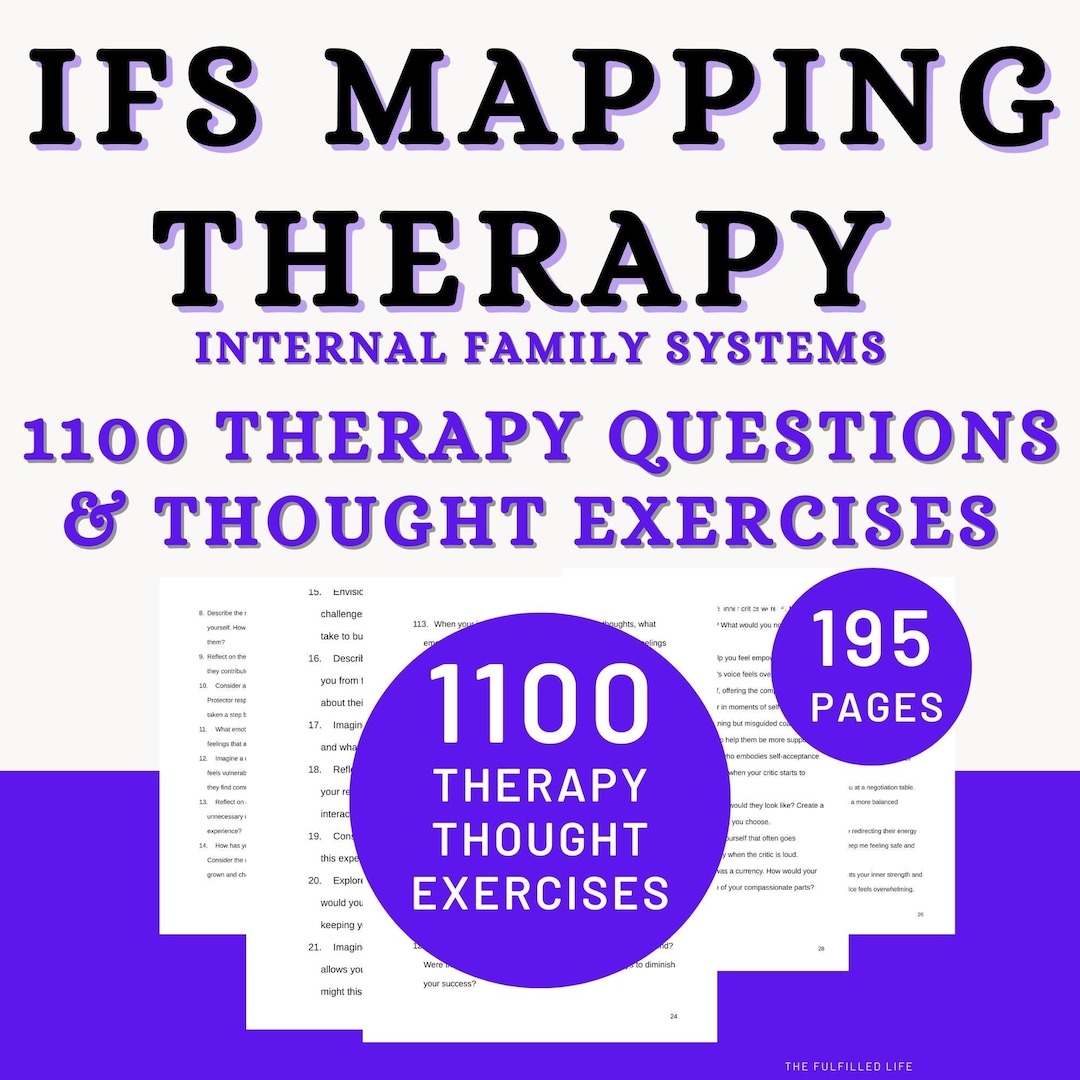 IFS Mapping Therapy Bundle Internal Family Systems Parts Map Work ...