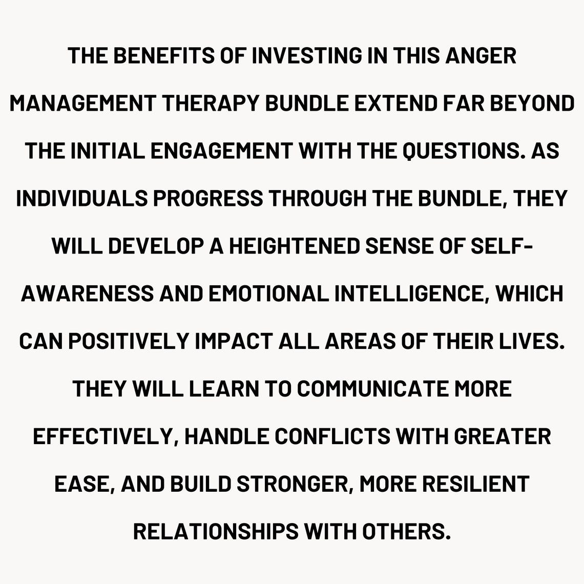 Anger Management | Angry Impulse Control Workbook Therapy Questions ...