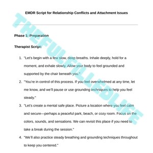 EMDR Scripts | Eye Movement Desensitization and Reprocessing Therapy ...