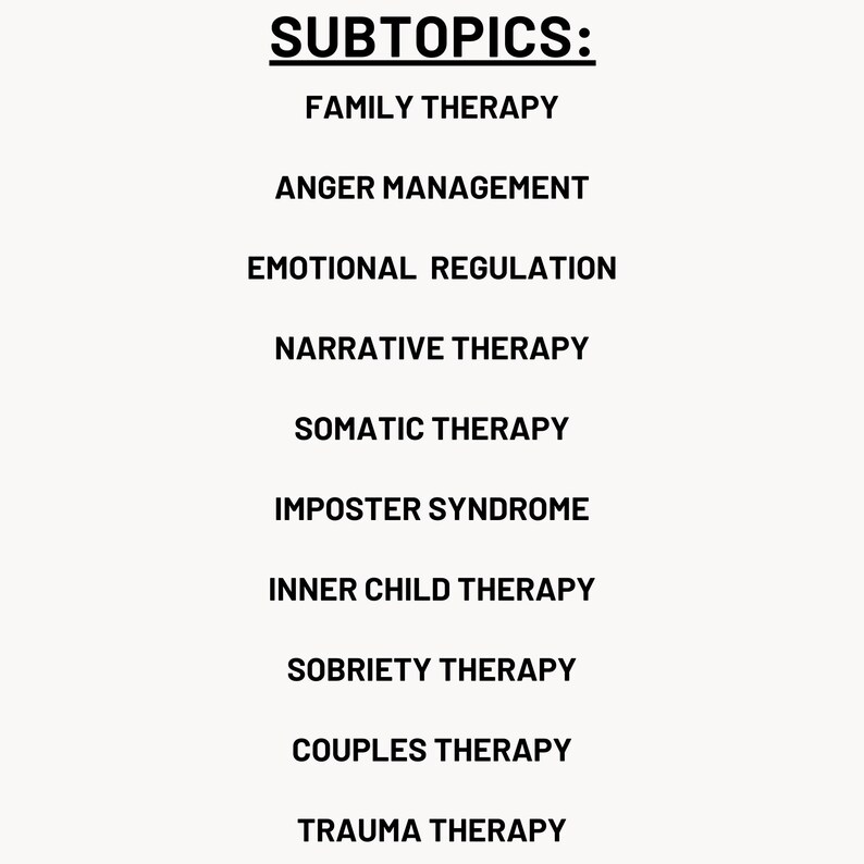 Therapy Bundle | Psychotherapy Therapist Trauma | Mental Health ...