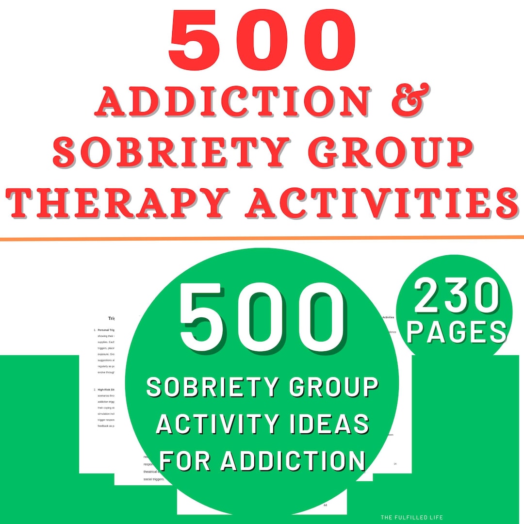 Addiction Sobriety Group Activities | Recovery Relapse Prevention ...