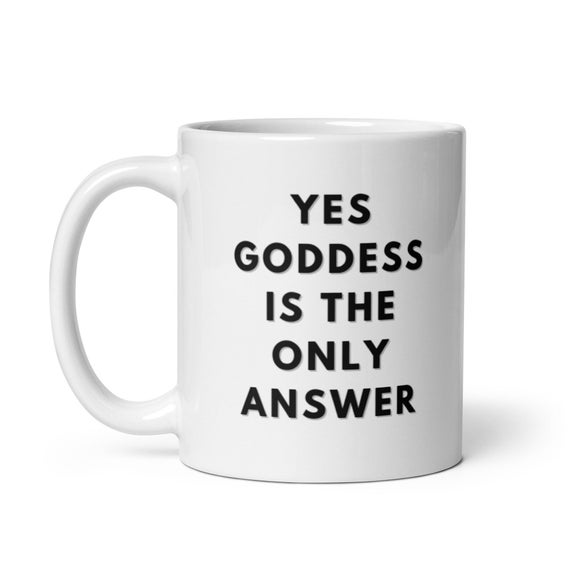 Goddess Mug, dominatrix coffee cup, mistress mommy domme gift domme humor slave mistress, femdom female dominatrix fashion cuck femdom woman
