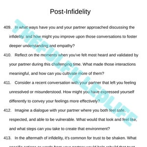 Infidelity