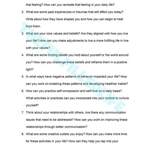 Shadow Work Journal Prompts, Shadow Work Writing Idea Workbook, Trauma ...