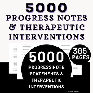 Therapy Progress Notes | Therapeutic Interventions Document| Counselor Resource Cheat Sheet Clinical Therapist Worksheets LCP Session Client