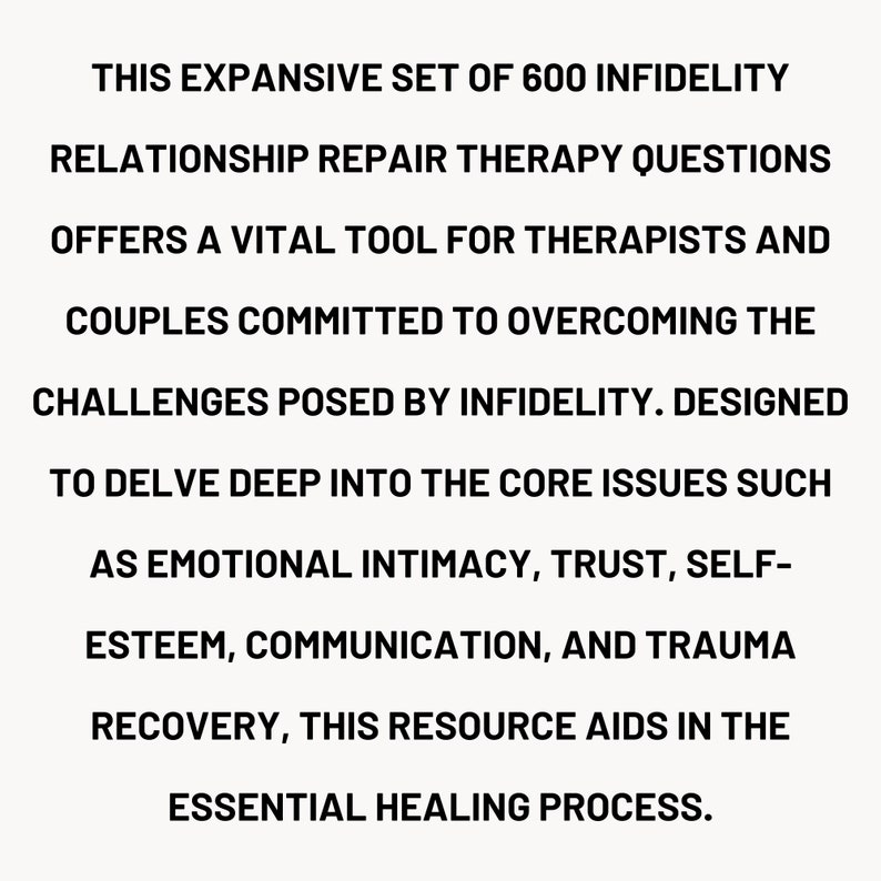 Infidelity Relationship Recovery Therapy | Couples Affair Counseling Marriage | Family Trust Cheating Recovery Adultery Questions Rebuilding image 4