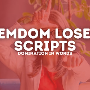Femdom Loser Script | Humiliation Dominatrix JOI for Submissive | Dominant F4m Mistress Cuck Adult Industry Cam Camming Instructions Femdom