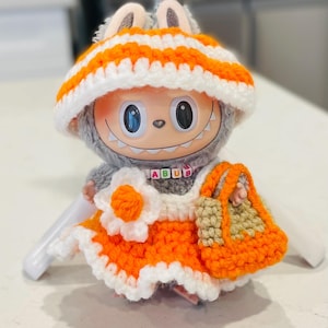 Labubu Dress and Hat ONLY - Crochet #labubu