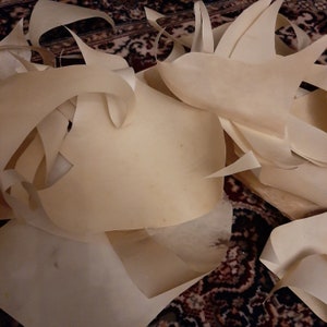 Reindeer rawhide off cuts