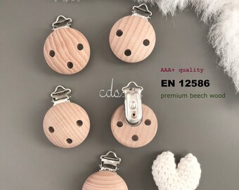 Wooden Bead Leaf Shape pour bébé Crafts /& Sucette Clip Collier À faire soi-même Accessoires