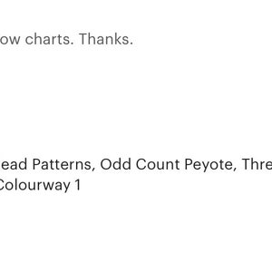 3 Colour Carrier Bead Patterns, Odd Count Peyote, Three-Colour Patterns, Full Word Charts, Colourway 1 image 7