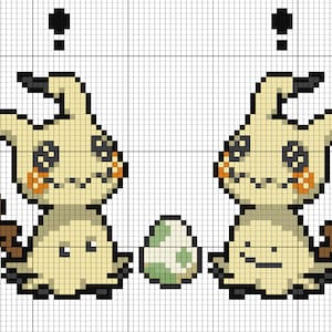 Patrón sorpresa Mimikyu y Ditto!Mimikyu