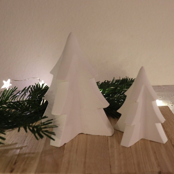 Tannenbaum, Tannenbaumset, Weihnachtsdeko im Skandi Stil, Advent, Raysin