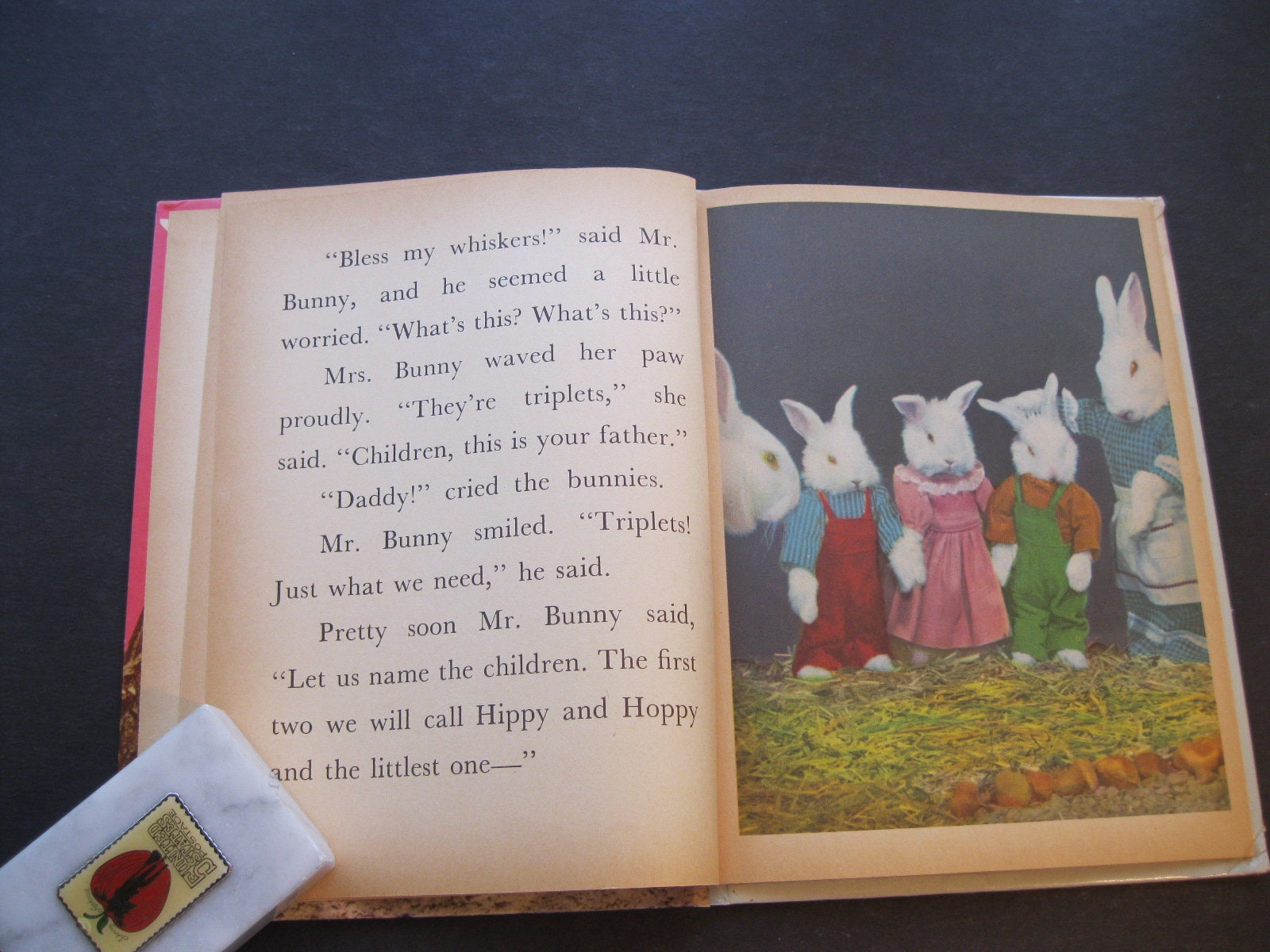 Three Little Bunnies Vintage Rand Mcnally Elf 1950 Ruth Dixon A Real ...