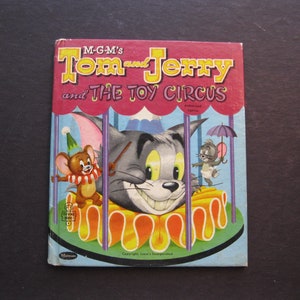 MGM Tom and Jerry And the Toy Circus      Whitman Tell A Tales 1953 cat mouse  VG++