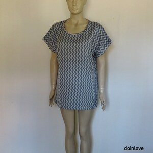 Women&#39;s lightweight super soft cotton black and gray tunic, summer nightie, beach dress.
