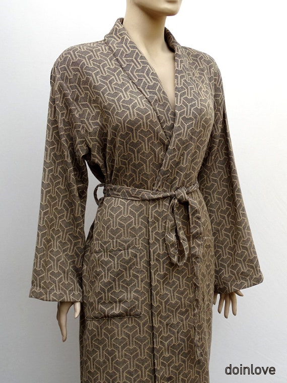 lightweight black dressing gown Threadbare Men's Black Lightweight Dressing Gown Nightwear Robe main image 0