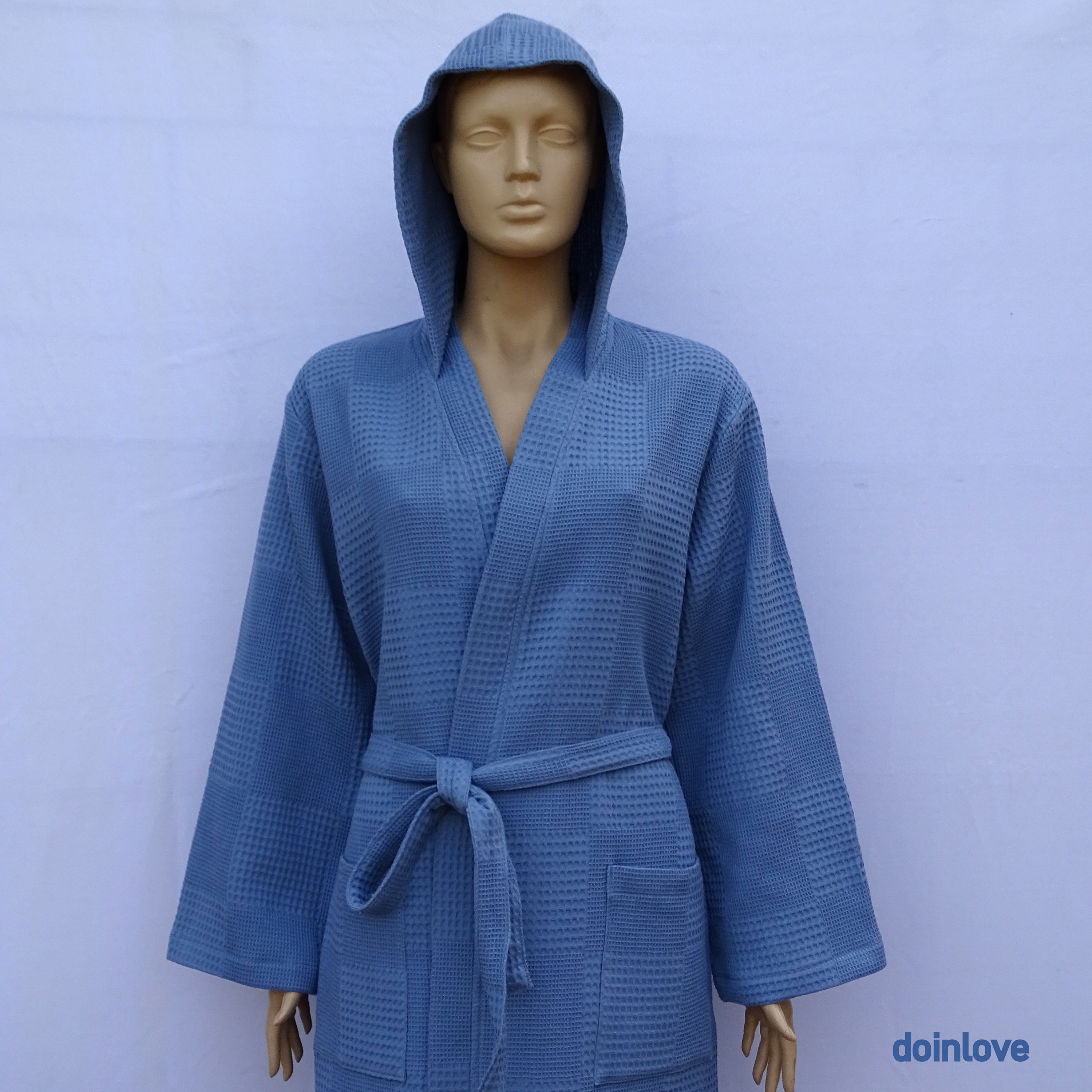 blue waffle dressing gown Little English | Savannah Stripe Bow Back Annie Dress