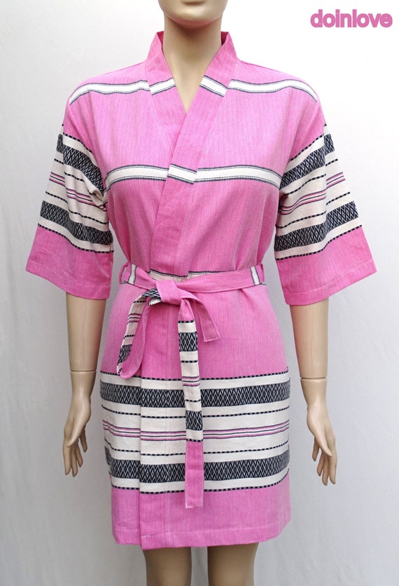 lightweight short dressing gown