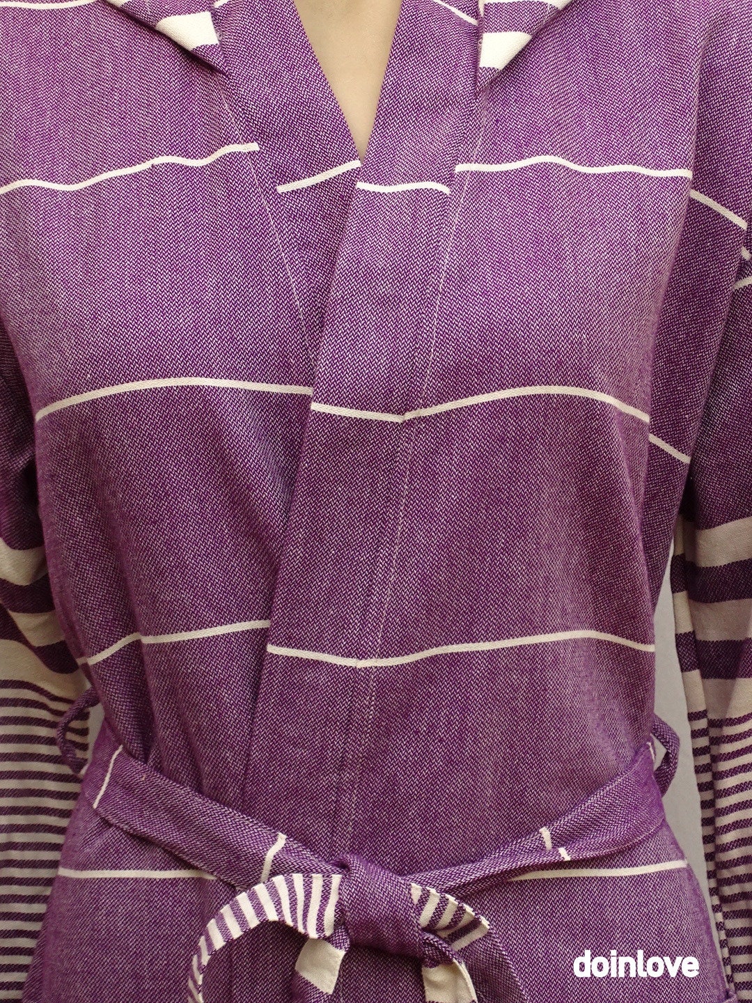 Plum Purple Colour Turkish Soft Cotton Lightweight Hooded - Etsy