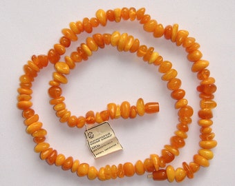 Butterscotch Egg Yolk Baltic Amber Brooch Vintage Pressed 25.28 gr