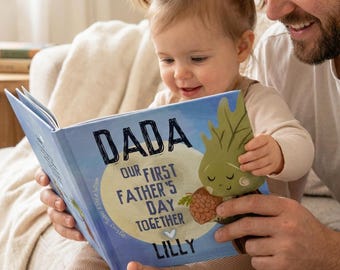 Personalized New Dad Story Book, First Father's Day Gift