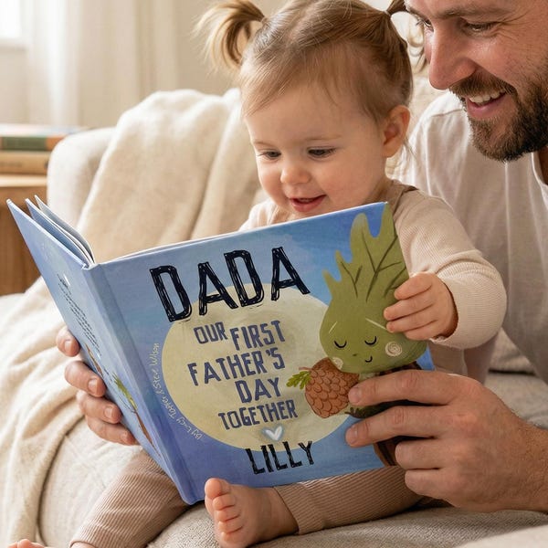 Personalized New Dad Story Book, First Father's Day Gift