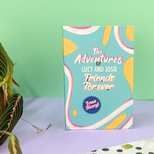 Mini livre personnalisé Les aventures entre nous et amis, livre pour meilleurs amis, meilleures amies de toujours, amis pour toujours, livre de l'amitié, personnalisé