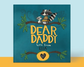 Libro personalizado "Querido Papá", regalo para el Día del Padre.