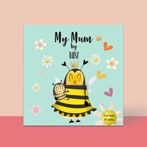 EUROPÄISCHE KUNDEN, personalisiertes 'Meine Mama' Buch für Mutter, Muttertagsgeschenke, Geburtstagsgeschenke für Mama, Geschenke von den Kindern Bild 1