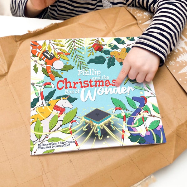 Personalised Christmas Box of Wonder Personalised Book, Children's Christmas Eve Book, Christmas Eve Box Book, Fun Kids Christmas Book