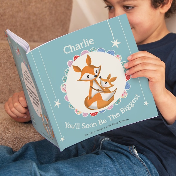 You'll Soon Be The Biggest Personalised Children's Book, Baby Brother Sister, Big Brother, Big Sister, Older Sibling Book, Personalized