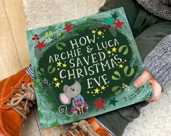 Personalised Christmas Eve Book, Christmas Eve Box Filler Gift, Christmas Eve Story Book for Children, Christmas Stocking Filler