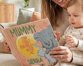 Personalised First Birthday Story Book for Mum, Keepsake Gift for New Mother