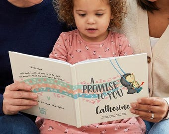 Personalised A Promise To You Book Gift Baptism Christening New Baby
