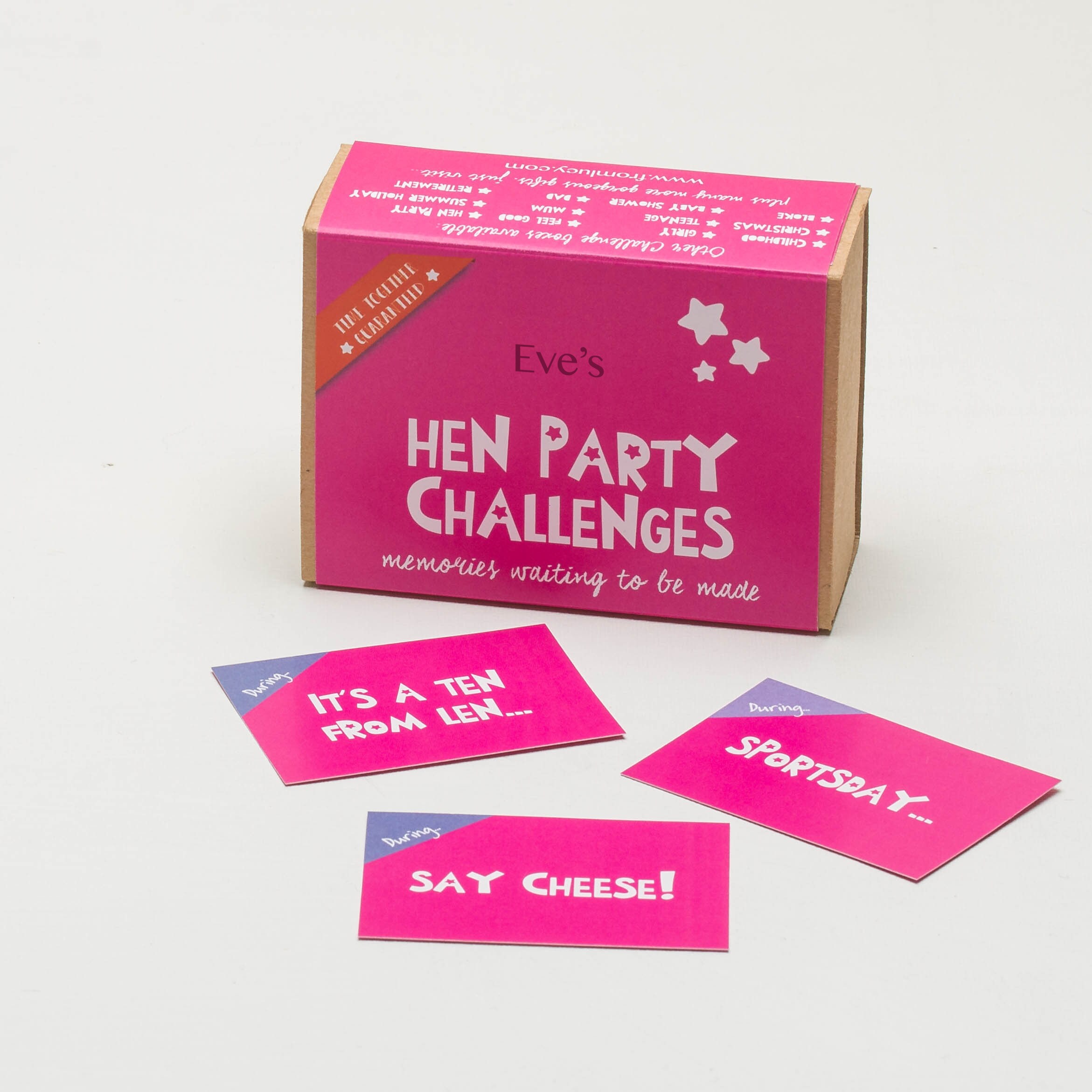 Hen Party Challenges Personalised Gift for Hen Party Etsy
